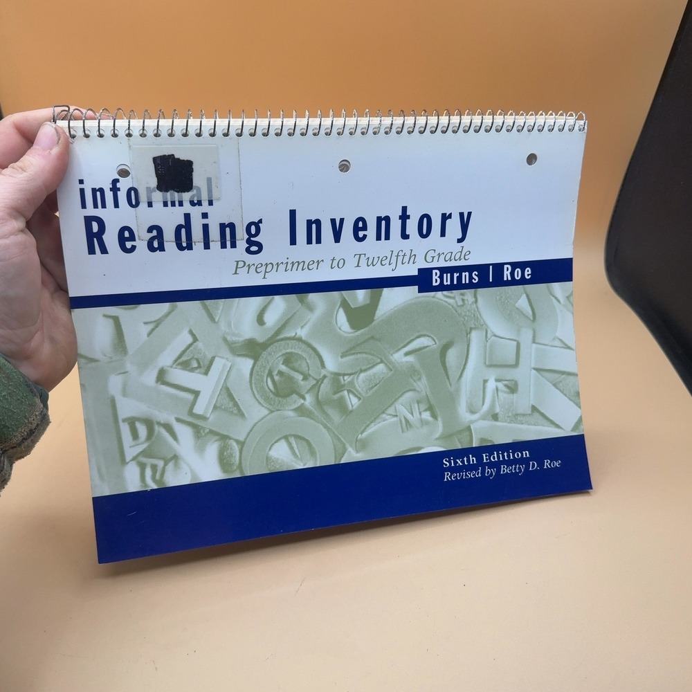 Informal Reading Inventory Preprimer to Twelfth Grade Burns Roe Sixth Edition